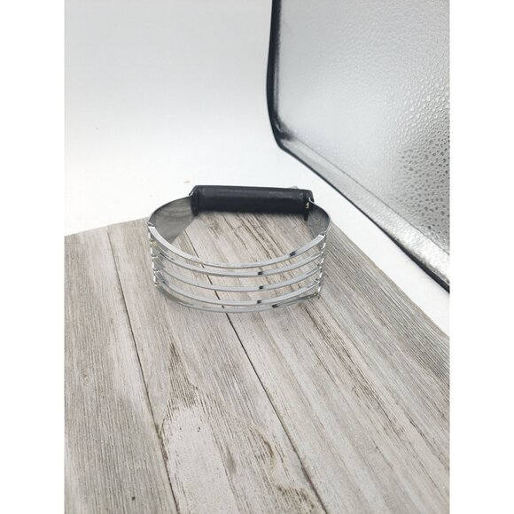 Vintage EKCO Dough Pastry Blender #2 Black Handle Chromium Plated - Picture 1 of 7